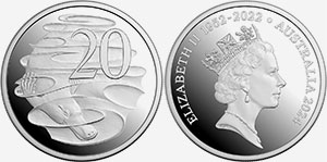 2024 20 Cents Change of Monarch