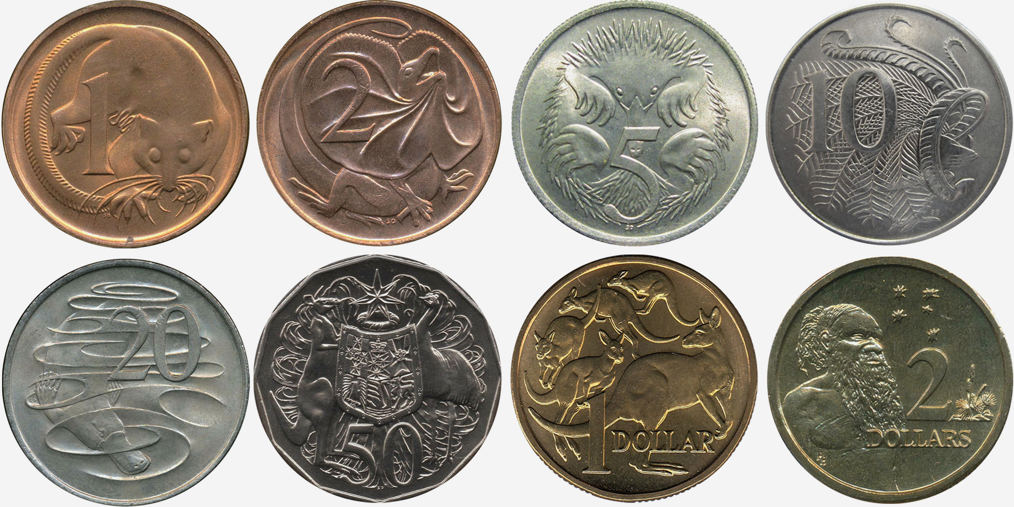 Coins from Australian in circulation