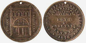 21st Birthday sale medal, 1878