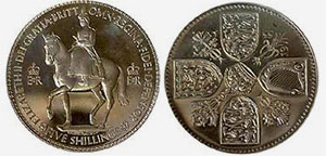 British Coronation coin, 1953