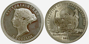 Cessation of Transportation medal, 1853