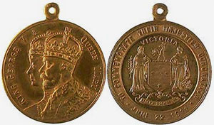 Coronation of George V medal, 1911