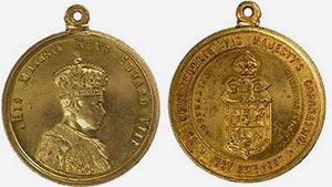 Edward VIII coronation medal, 1936