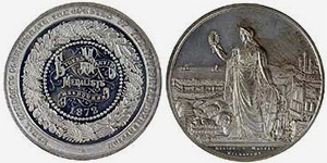 Exhibition commemorative medal, 1872