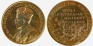 The King's Medal Royal Australian Military College, 1936
