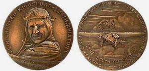 Kingsford-Smith commemorative medal, 1935