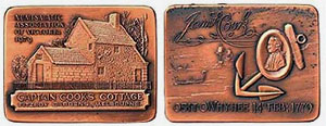 Medal for Bicentenary of the death of Captain Cook, 1979