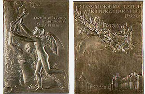 New century plaque, 1900