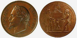Paris delegation medal, 1867