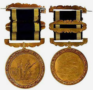Rifle Association prize medal, 1873