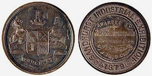 Sandhurst Exhibition medal, 1879