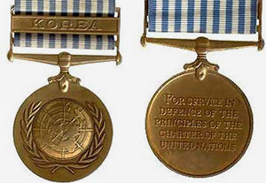 United Nations service medal for Korea, 1950 – 1954