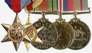World War Two medal group, 1945