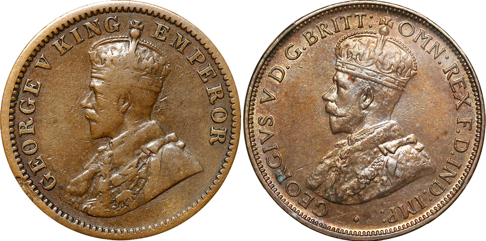 Half Penny 1916 obverses - Australian coin