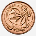 The two cent coin