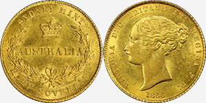 1856 Half Sovereign