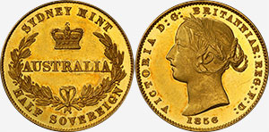 1856 Half Sovereign