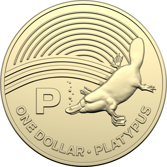 1 dollar 2019 - P - Platypus - The Great Aussie Coin Hunt