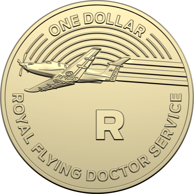 1 dollar 2019 - R - Royal Flying Doctor Service - The Great Aussie Coin Hunt