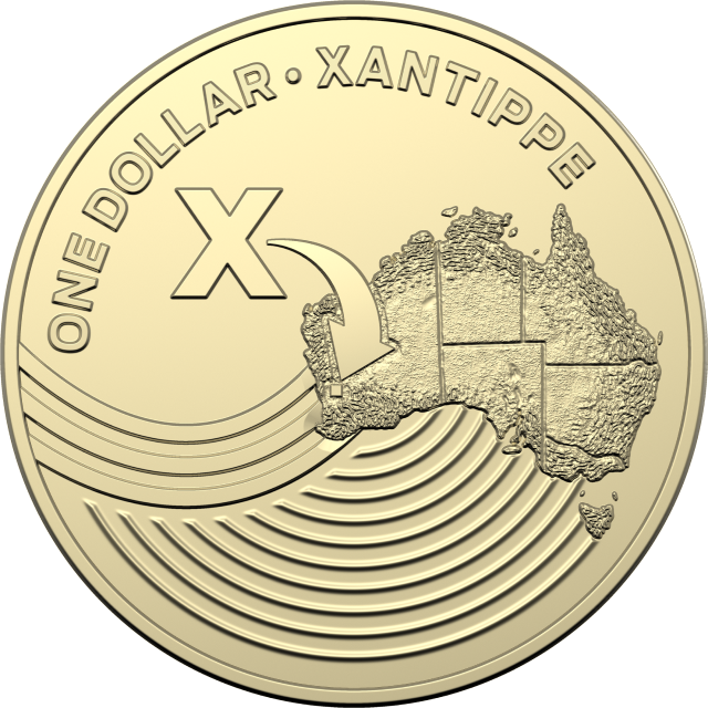 1 dollar 2019 - X - Xantippe - The Great Aussie Coin Hunt