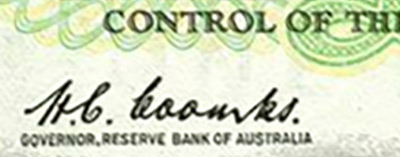 Australian banknote - Reserve Bank of Australia - 1 pound