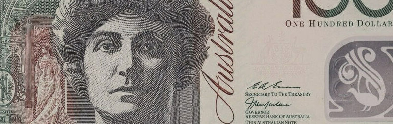 Incomplete printing - Australian banknote