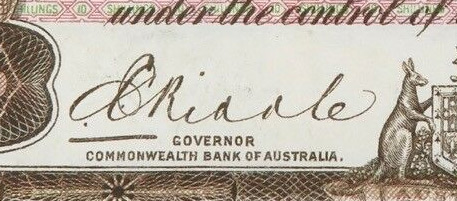 EC Riddle - Australian banknote signature