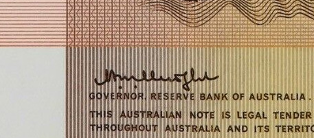 HM Knight - Australian banknote signature