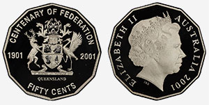 50 cents 2001 Queensland