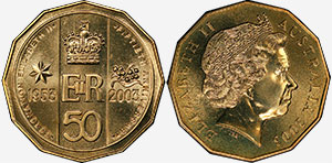 50 cents 2003 - Coronation Aluminum Bronze