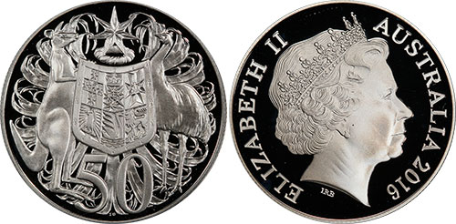 50 cents 2016 Silver Proof