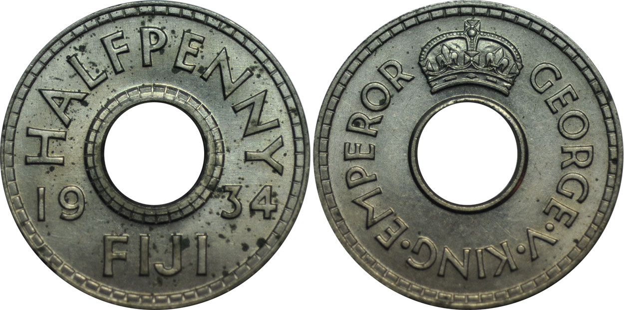 Half Penny 1934 - Fiji coin
