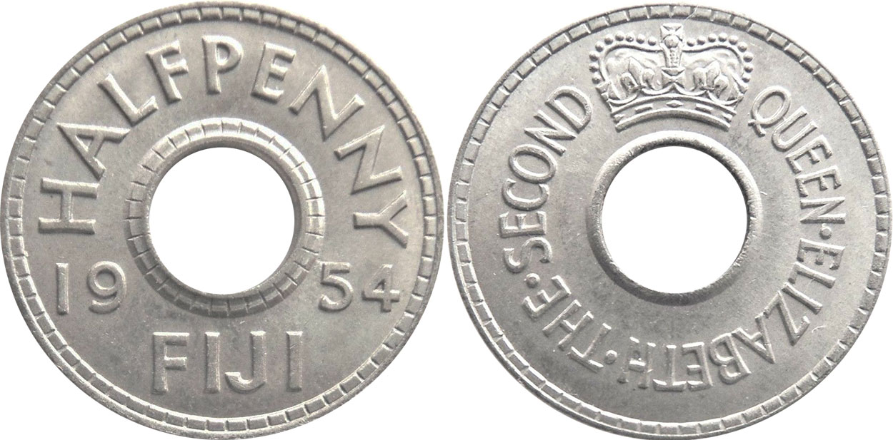 Half Penny 1954 - Fiji coin