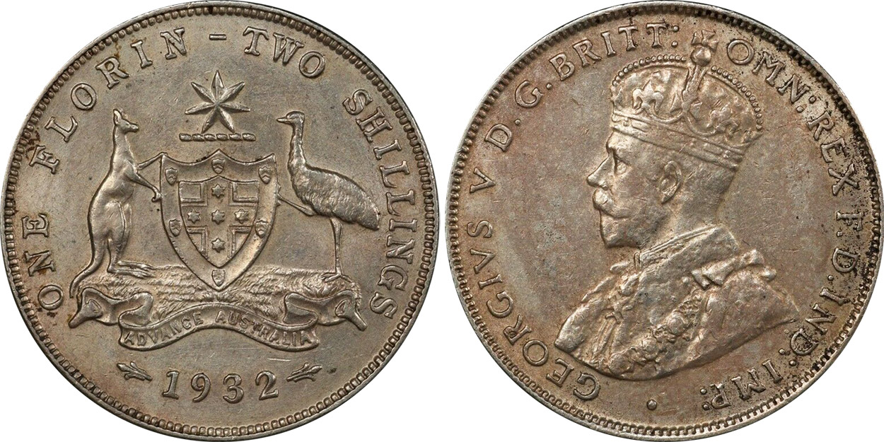 Florin 1933 - Australian coin