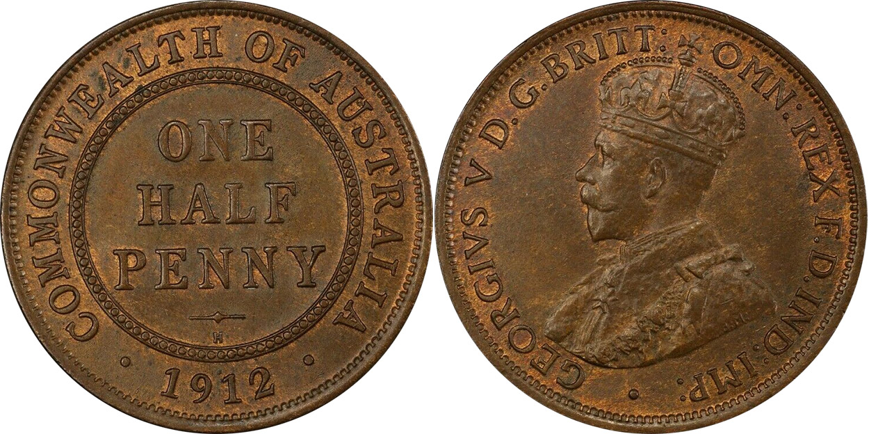 Half Penny 1912 - Australian coin