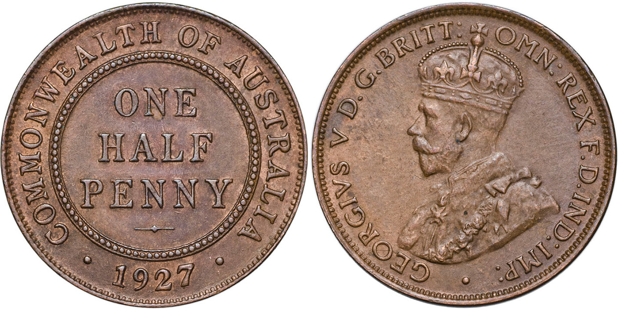 Half Penny 1928 - Australian coin