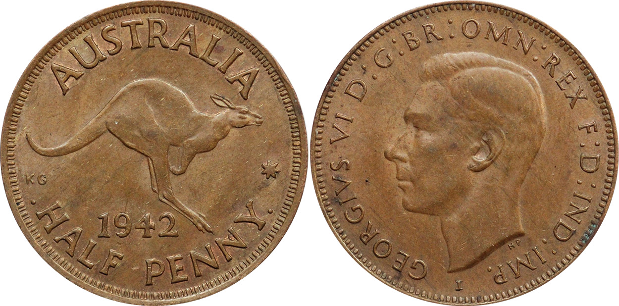 Half Penny 1947 - Australian coin