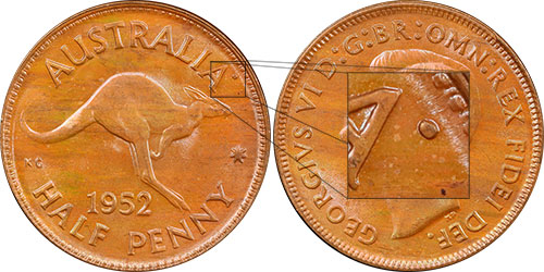 Half Penny 1952 A Australia