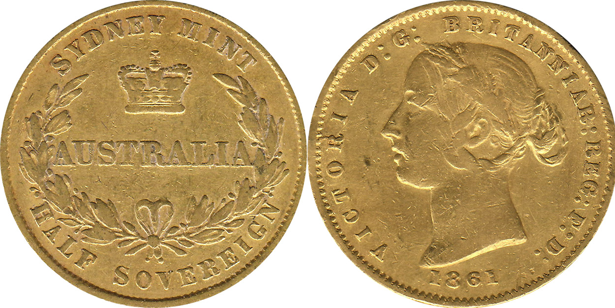 Half-Sovereign 1864 - Australian coin