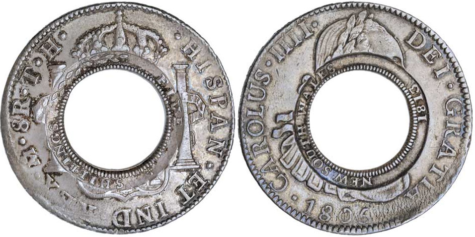 Holey Dollar 1813 - Australian coin