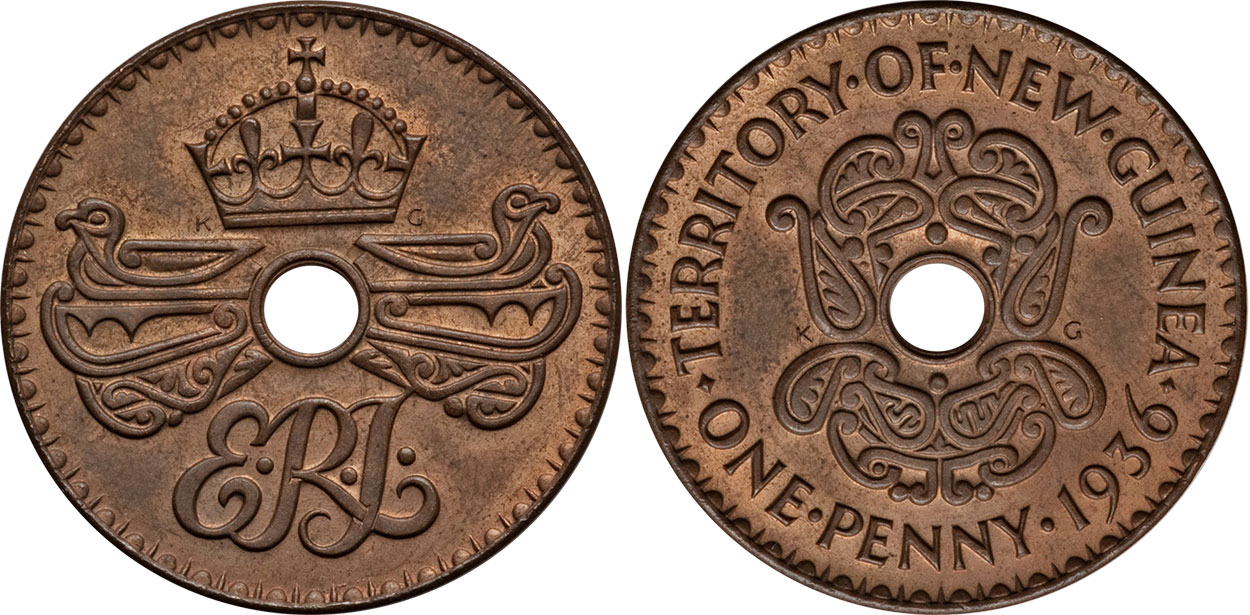 Penny 1936 - New Guinea coin