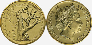 1 dollar 2010 Burke and Wills Australia