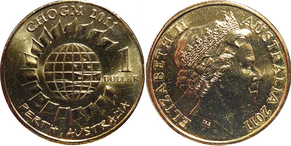 One dollar 2010 - CHOGM - 1 dollar - Decimal coin
