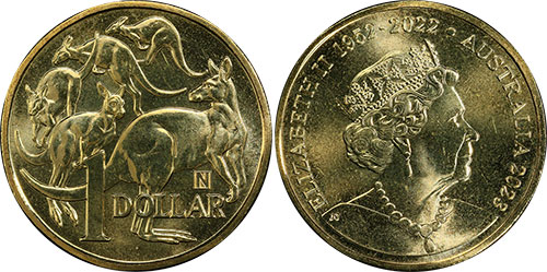 One dollar 2023 N - Australian coin