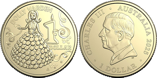1 dollar 2025 Dolly Varden