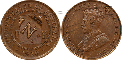Penny 1931 English Obverse Australian Coin