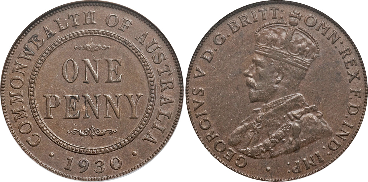 Penny 1930 - Australian coin