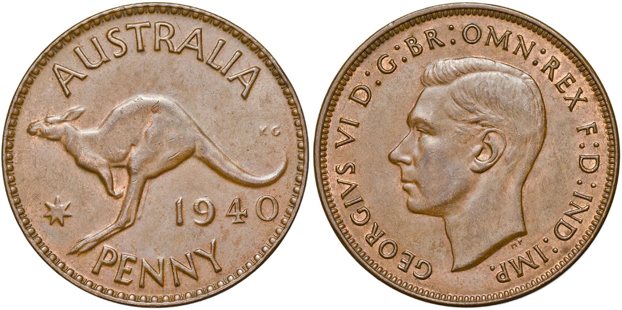 Penny 1940 - Australian coin