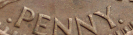 Penny 1942 dots - Bombay Mint Pre-decimal coin