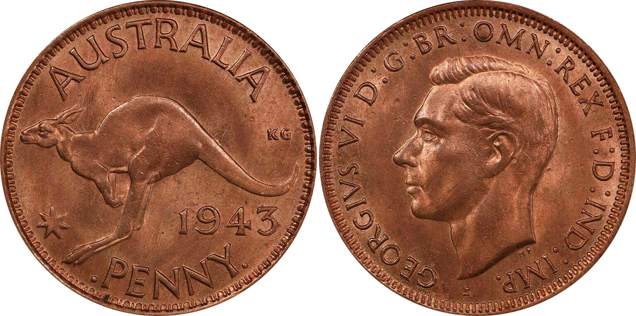 Penny 1943 - Australian coin